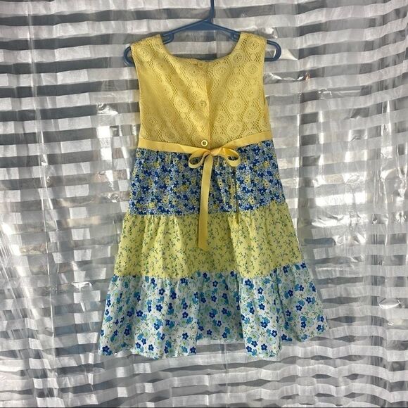 Blueberi Boulevard Short Sleeve Yellow Dress - Picture 4 of 7